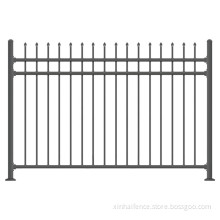 Wrought Iron Spear Top Metal Garden Fence Steel